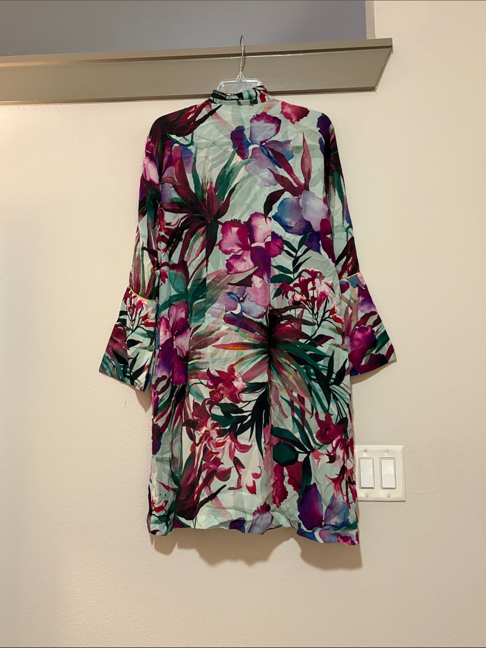 Robert Graham Brenna Floral Print Dress SZ L EUC - Picture 2 of 6